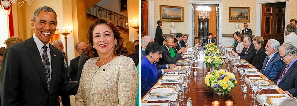 Acompanhando a presidente Dilma Rousseff nas reuniões com o presidente Barack Obama nessa quarta-feira, 30, a ministra da Agricultura, Kátia Abreu comemorou a declaração conjunta dois dois países, de dobrar o uso de biocombustíveis e energia renovável e o comércio com os EUA em dez anos; "Vejo a inclusão do etanol e da bioeletricidade nas discussões como uma política clara do governo brasileiro de fortalecimento do setor e do fomento de comércio internacional de biocombustíveis", disse a ministra; Dilma disse que o Brasil busca atingir uma participação de 28% a 33% de fontes renováveis na matriz energética, sem contar a geração hidráulica, até 2030 (Foto: Aquiles Lins) Acompanhando a presidente Dilma Rousseff nas reuniões com o presidente Barack Obama nessa quarta-feira, 30, a ministra da Agricultura, Kátia Abreu comemorou a declaração conjunta dois dois países, de dobrar o uso de biocombustíveis e energia renovável e o comércio com os EUA em dez anos; "Vejo a inclusão do etanol e da bioeletricidade nas discussões como uma política clara do governo brasileiro de fortalecimento do setor e do fomento de comércio internacional de biocombustíveis", disse a ministra; Dilma disse que o Brasil busca atingir uma participação de 28% a 33% de fontes renováveis na matriz energética, sem contar a geração hidráulica, até 2030