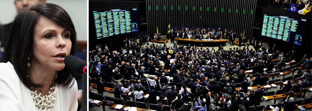 Professora Dorinha (DEM-TO), uma das três deputadas do Tocantins que votou contra o texto que reduz a maioridade penal de 18 para 16 anos para crimes violentos, defendeu a revisão do Estatuto da Criança e do Adolescente (ECA) como uma forma de aumentar a punição para menores infratores; “Não é o sistema carcerário falido que irá ressocializar, mas o estado fazer a sua parte e oferecer condições dignas para o cidadão”, afirmou; além dela, as deputadas Josi Nunes (PMDB) e Dulce Miranda (PMDB) votaram contra a matéria pelo Tocantins (Foto: Aquiles Lins) Professora Dorinha (DEM-TO), uma das três deputadas do Tocantins que votou contra o texto que reduz a maioridade penal de 18 para 16 anos para crimes violentos, defendeu a revisão do Estatuto da Criança e do Adolescente (ECA) como uma forma de aumentar a punição para menores infratores; “Não é o sistema carcerário falido que irá ressocializar, mas o estado fazer a sua parte e oferecer condições dignas para o cidadão”, afirmou; além dela, as deputadas Josi Nunes (PMDB) e Dulce Miranda (PMDB) votaram contra a matéria pelo Tocantins