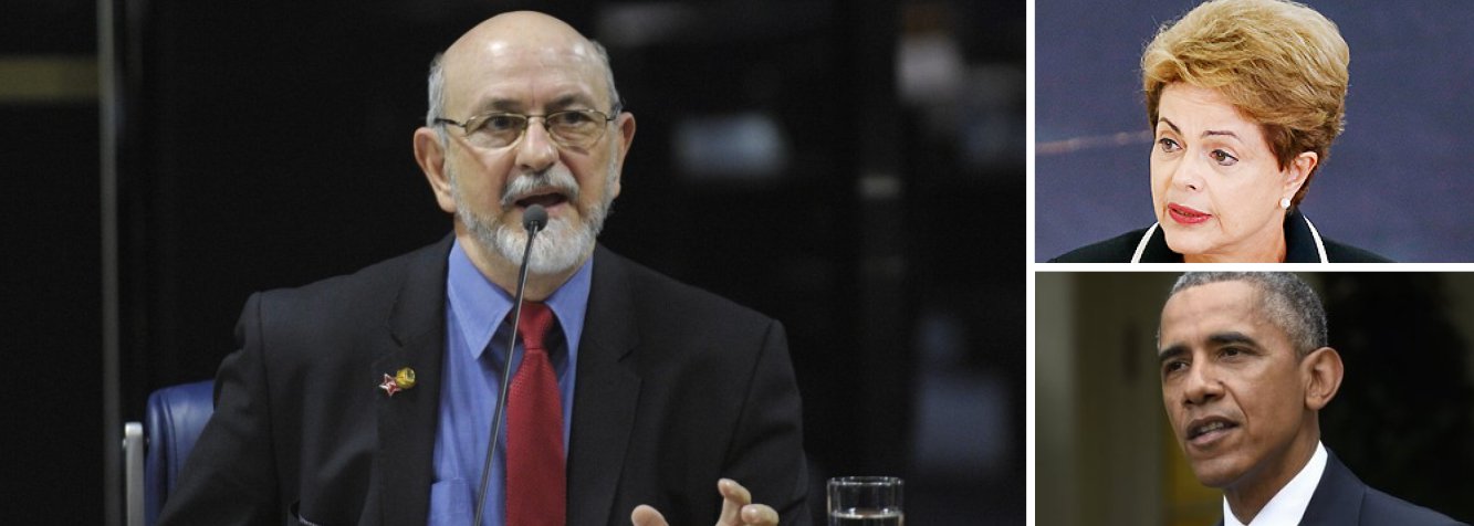 Senador Donizeti Nogueira (PT) pediu aos filiados do PT que ajudem na defesa do governo da presidente Dilma Rousseff; “Não podemos nos calar, devemos defender o governo contra os ataques da oposição”, afirmou o senador, durante reunião em Palmas; segundo Donizeti, o enfraquecimento do governo do PT interessaria ao presidente Barack Obama, com quem Dilma se encontra nesta segunda-feira, 29, em Washington; “A quem interessa isso? Interessa aos Estados Unidos, que não quer a América Latina integrada como bloco econômico forte, sabendo também que a presença do Brasil vai fortalecer o bloco Brics, enfraquecendo a supremacia econômica norte-americana e seus aliados” (Foto: Aquiles Lins) Senador Donizeti Nogueira (PT) pediu aos filiados do PT que ajudem na defesa do governo da presidente Dilma Rousseff; “Não podemos nos calar, devemos defender o governo contra os ataques da oposição”, afirmou o senador, durante reunião em Palmas; segundo Donizeti, o enfraquecimento do governo do PT interessaria ao presidente Barack Obama, com quem Dilma se encontra nesta segunda-feira, 29, em Washington; “A quem interessa isso? Interessa aos Estados Unidos, que não quer a América Latina integrada como bloco econômico forte, sabendo também que a presença do Brasil vai fortalecer o bloco Brics, enfraquecendo a supremacia econômica norte-americana e seus aliados”