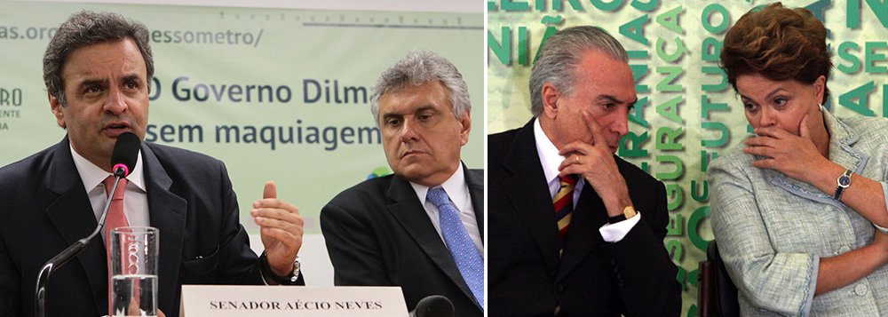 O senador Ronaldo Caiado (DEM/GO) terá que conter sua ansiedade, avisa a colunista Tereza Cruvinel; se dependesse dele, diz Tereza, o pedido de impeachment seria apresentado nesta segunda-feira; "Não importa que a doação de R$ 7,5 milhões pela UTC tenha sido legal e declarada, que a campanha de Aécio Neves tenha recebido R$ 8,3 milhões da mesma fonte e que Ricardo Pessoa tenha espalhado brasas sobre políticos de dez partidos e sobre alguns catões do TCU", diz ela; Tereza, no entanto, aposta que a oposição será mais cautelosa e tentará desgastar a presidente Dilma Rousseff até setembro; ela afirma que Michel Temer pode vir a ser apontado como "única saída" e defende reação da presidente; "pedalando sua bicicleta e elogiando as ações da PF Dilma não irá longe", diz ela (Foto: Leonardo Attuch) O senador Ronaldo Caiado (DEM/GO) terá que conter sua ansiedade, avisa a colunista Tereza Cruvinel; se dependesse dele, diz Tereza, o pedido de impeachment seria apresentado nesta segunda-feira; "Não importa que a doação de R$ 7,5 milhões pela UTC tenha sido legal e declarada, que a campanha de Aécio Neves tenha recebido R$ 8,3 milhões da mesma fonte e que Ricardo Pessoa tenha espalhado brasas sobre políticos de dez partidos e sobre alguns catões do TCU", diz ela; Tereza, no entanto, aposta que a oposição será mais cautelosa e tentará desgastar a presidente Dilma Rousseff até setembro; ela afirma que Michel Temer pode vir a ser apontado como "única saída" e defende reação da presidente; "pedalando sua bicicleta e elogiando as ações da PF Dilma não irá longe", diz ela