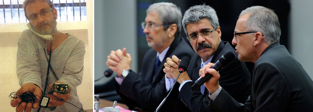 Agente da Polícia Federal Dalmey Fernando Werlang revelou na sessão da CPI da Petrobras que implantou escutas clandestinas na Superintendência da PF em Curitiba, na cela do doleiro Alberto Youssef, a mando de três superiores: o superintendente da PF no Paraná, Rosalvo Franco, e os delegados Igor Romário de Paula e Márcio Anselmo; ilegalidade pode anular processo, como alerta o jornalista Paulo Moreira Leite, diretor do 247 em Brasília: “Denuncia de agente da Polícia Federal de Curitiba atinge pedra fundamental das investigações da Lava Jato: depoimentos iniciais de doleiro e Paulo Roberto Costa podem ter sido obtidos com auxílio de escuta ilegal”; no Brasil, investigações Boi Barrica e Castelo de Areia já foram anuladas em tribunais superiores por ilegalidade de provas (Foto: Roberta Namour) www.brasil247.com - Agente da Polícia Federal Dalmey Fernando Werlang revelou na sessão da CPI da Petrobras que implantou escutas clandestinas na Superintendência da PF em Curitiba, na cela do doleiro Alberto Youssef, a mando de três superiores: o superintendente da PF no Paraná, Rosalvo Franco, e os delegados Igor Romário de Paula e Márcio Anselmo; ilegalidade pode anular processo, como alerta o jornalista Paulo Moreira Leite, diretor do 247 em Brasília: “Denuncia de agente da Polícia Federal de Curitiba atinge pedra fundamental das investigações da Lava Jato: depoimentos iniciais de doleiro e Paulo Roberto Costa podem ter sido obtidos com auxílio de escuta ilegal”; no Brasil, investigações Boi Barrica e Castelo de Areia já foram anuladas em tribunais superiores por ilegalidade de provas
