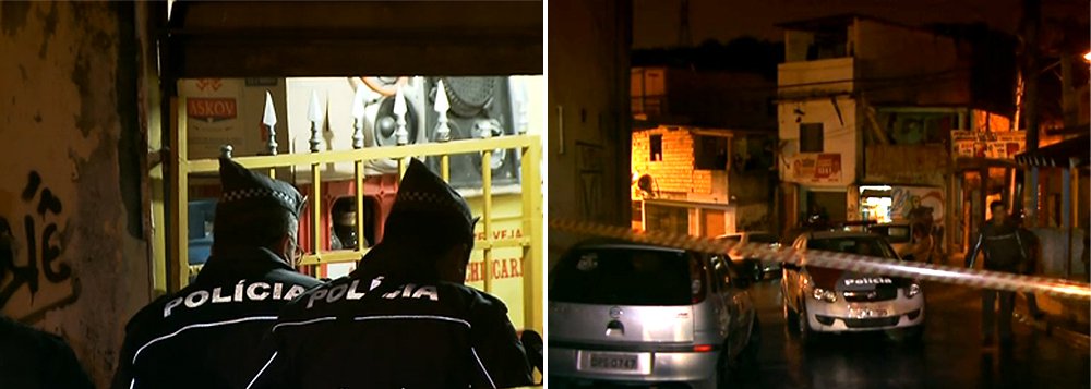 Seis pessoas foram baleadas durante uma chacina no Jardim São Luís, na periferia da zona sul da capital paulista, na madrugada desta quarta-feira; ao chegar ao local, a PM encontrou três corpos estendidos na calçada e três corpos dentro de um bar; ainda não há informações sobre o que possa ter motivado os crimes; ninguém foi preso (Foto: Gisele Federicce) Seis pessoas foram baleadas durante uma chacina no Jardim São Luís, na periferia da zona sul da capital paulista, na madrugada desta quarta-feira; ao chegar ao local, a PM encontrou três corpos estendidos na calçada e três corpos dentro de um bar; ainda não há informações sobre o que possa ter motivado os crimes; ninguém foi preso