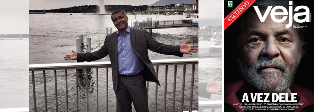 "Acabei de descobrir aqui em Genebra, na Suíça, que não sou dono dos R$ 7,5 milhões", postou o senador no Facebook, ironizando reportagem da revista Veja que o acusa de ter uma conta com esse valor na Suíça; "Aguardem mais informações... Agora, aqueles que devem, podem começar a contar as moedinhas, porque a conta vai chegar de todas as formas", alertou o parlamentar; no sábado, o ex-jogador chamou a revista de "cretina" (Foto: Aquiles Lins) "Acabei de descobrir aqui em Genebra, na Suíça, que não sou dono dos R$ 7,5 milhões", postou o senador no Facebook, ironizando reportagem da revista Veja que o acusa de ter uma conta com esse valor na Suíça; "Aguardem mais informações... Agora, aqueles que devem, podem começar a contar as moedinhas, porque a conta vai chegar de todas as formas", alertou o parlamentar; no sábado, o ex-jogador chamou a revista de "cretina"