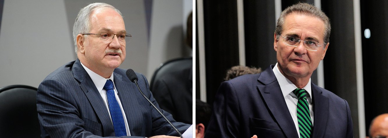 Após sete horas de uma arguição sem precedentes – pela duração, pela dureza das perguntas, pelo número de inquiridores e até por inovações como a de permitir a participação de internautas –, o jurista Luiz Edson Fachin já convenceu boa parte dos senadores que vinham criticando sua indicação para o STF; há quem preveja que ele terá de 20 a 24 votos num total de 27 integrantes da CCJ do Senado; a informação é da jornalista Tereza Cruvinel; agora, a indicação do jurista passa a depender muito da condução do processo pelo presidente do Senado, Renan Calheiros, que ouviu ontem da presidente Dilma Rousseff um pedido para que ajudasse nesta batalha; a quem Renan atenderá? (Foto: Valter Lima) Após sete horas de uma arguição sem precedentes – pela duração, pela dureza das perguntas, pelo número de inquiridores e até por inovações como a de permitir a participação de internautas –, o jurista Luiz Edson Fachin já convenceu boa parte dos senadores que vinham criticando sua indicação para o STF; há quem preveja que ele terá de 20 a 24 votos num total de 27 integrantes da CCJ do Senado; a informação é da jornalista Tereza Cruvinel; agora, a indicação do jurista passa a depender muito da condução do processo pelo presidente do Senado, Renan Calheiros, que ouviu ontem da presidente Dilma Rousseff um pedido para que ajudasse nesta batalha; a quem Renan atenderá?