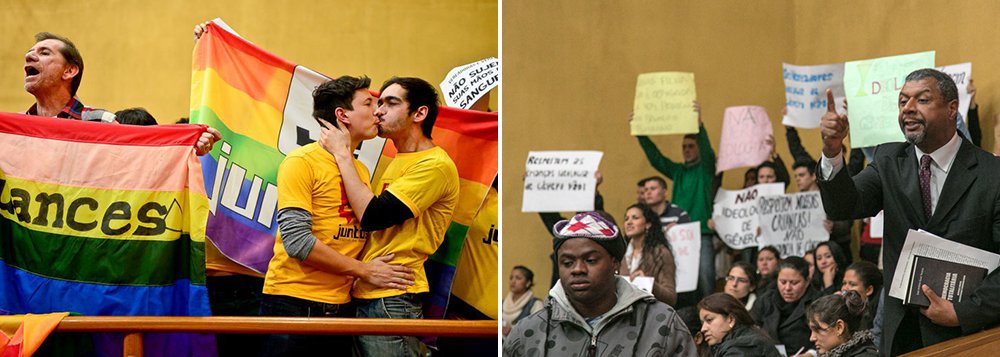 Os vereadores de Porto Alegre aprovaram o Plano Municipal de Educação (PME), que estabelece diretrizes para os próximos dez anos em toda a rede de ensino da cidade; parlamentares discutiram especialmente sobre itens ligados a questões de gênero e sexualidade, cujos defensores acabaram derrotados por uma emenda que retira essas expressões do documento; em uma sessão tensa e muito longa, os parlamentares também aprovaram a mensagem retificativa enviada pelo Executivo, que modifica diversos pontos do documento original (Foto: Leonardo Lucena) Os vereadores de Porto Alegre aprovaram o Plano Municipal de Educação (PME), que estabelece diretrizes para os próximos dez anos em toda a rede de ensino da cidade; parlamentares discutiram especialmente sobre itens ligados a questões de gênero e sexualidade, cujos defensores acabaram derrotados por uma emenda que retira essas expressões do documento; em uma sessão tensa e muito longa, os parlamentares também aprovaram a mensagem retificativa enviada pelo Executivo, que modifica diversos pontos do documento original