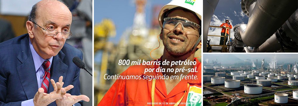 Fernando Brito ressalta o novo recorde de produção diária petróleo nos campos operados pela Petrobras, que atingiu, no dia 11 de abril, a marca de 800 mil barris por dia (bpd), atingindo novo recorde de produção diária; Desse volume, cerca de 74% (590 mil bpd) correspondem à parcela da companhia e o restante à das empresas parceiras nas diversas áreas de produção da camada pré-sal; 'É deste “peso” imenso que os “muy amigos” da Petrobras querem “livrar” a empresa, pela carga de investimento necessária para explorá-lo e, de quebra, “aliviar” o Brasil do “sacrifício ” de ser um grande no petróleo', diz ele, em referência a projetos como o do senador José Serra que defende a abertura do pré-sal para estrangeiros (Foto: Roberta Namour) Fernando Brito ressalta o novo recorde de produção diária petróleo nos campos operados pela Petrobras, que atingiu, no dia 11 de abril, a marca de 800 mil barris por dia (bpd), atingindo novo recorde de produção diária; Desse volume, cerca de 74% (590 mil bpd) correspondem à parcela da companhia e o restante à das empresas parceiras nas diversas áreas de produção da camada pré-sal; 'É deste “peso” imenso que os “muy amigos” da Petrobras querem “livrar” a empresa, pela carga de investimento necessária para explorá-lo e, de quebra, “aliviar” o Brasil do “sacrifício ” de ser um grande no petróleo', diz ele, em referência a projetos como o do senador José Serra que defende a abertura do pré-sal para estrangeiros
