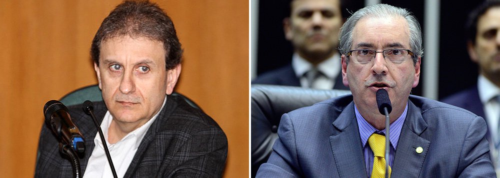 Em depoimento ao juiz Sérgio Moro, doleiro Alberto Youssef afirmou que o presidente da Câmara, Eduardo Cunha (PMDB-RJ), era um dos beneficiários da propina - de cerca de R$ 4 milhões - paga pelo aluguel de navios-sonda para a Petrobras, em 2006; ele reafirmou ainda que partiu de Cunha requerimentos feitos na Câmara para pressionar a empresa Mitsui, que estaria atrasada no pagamento da propina em 2011, usando suposto relato do empresário Julio Camargo; Camargo, no entanto negou o envolvimento do peemedebista. Crédito foto: Vagner Leal do Rosário (Foto: Roberta Namour) Em depoimento ao juiz Sérgio Moro, doleiro Alberto Youssef afirmou que o presidente da Câmara, Eduardo Cunha (PMDB-RJ), era um dos beneficiários da propina - de cerca de R$ 4 milhões - paga pelo aluguel de navios-sonda para a Petrobras, em 2006; ele reafirmou ainda que partiu de Cunha requerimentos feitos na Câmara para pressionar a empresa Mitsui, que estaria atrasada no pagamento da propina em 2011, usando suposto relato do empresário Julio Camargo; Camargo, no entanto negou o envolvimento do peemedebista. Crédito foto: Vagner Leal do Rosário