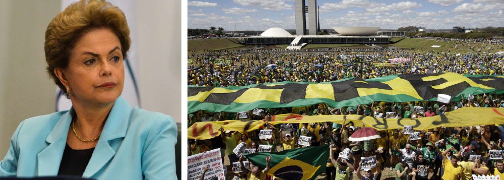 Para Tereza Cruvinel, colunista do 247, manifestações deste domingo contra o PT e o governo "foram expressivas, mas não suficientes para encurralar o governo. Não devem ser desprezadas, mas não serão determinantes no curso da crise política"; na avaliação da jornalista, "se conseguir avançar com os movimentos da semana passada, que lhe tiraram do isolamento e proporcionaram mais oxigênio, a presidente Dilma Rousseff pode vencer a crise no jogo institucional, suprimindo qualquer pretexto jurídico para seu impeachment. A melhora da popularidade ficaria para depois, condicionada aos resultados da economia"; "A rejeição de grande parcela da sociedade ao governo, traduzida pelos protestos", acrescenta Tereza, "é um dos elementos da crise, mas não é o único" (Foto: Tereza Cruvinel) Para Tereza Cruvinel, colunista do 247, manifestações deste domingo contra o PT e o governo "foram expressivas, mas não suficientes para encurralar o governo. Não devem ser desprezadas, mas não serão determinantes no curso da crise política"; na avaliação da jornalista, "se conseguir avançar com os movimentos da semana passada, que lhe tiraram do isolamento e proporcionaram mais oxigênio, a presidente Dilma Rousseff pode vencer a crise no jogo institucional, suprimindo qualquer pretexto jurídico para seu impeachment. A melhora da popularidade ficaria para depois, condicionada aos resultados da economia"; "A rejeição de grande parcela da sociedade ao governo, traduzida pelos protestos", acrescenta Tereza, "é um dos elementos da crise, mas não é o único"