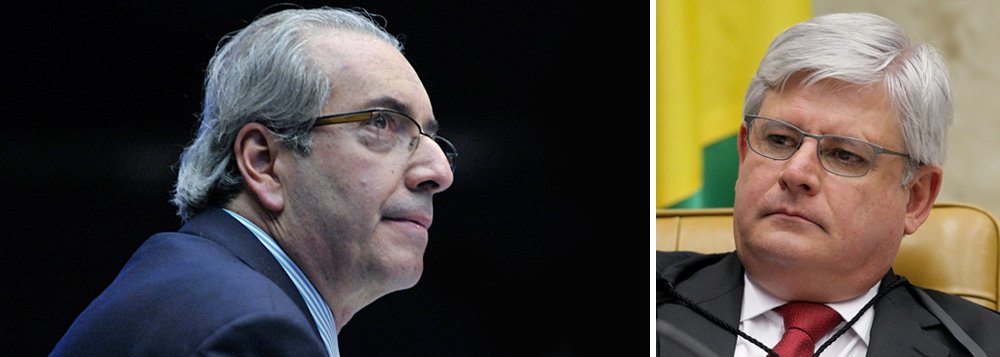 Procurador-geral da República, Rodrigo Janot, deve apresentar nesta quarta-feira, 19, ao Supremo Tribunal Federal, denúncia contra o presidente da Câmara, Eduardo Cunha (PMDB), pelos crimes de corrupção passiva e lavagem de dinheiro, no âmbito da Lava Jato; base da denúncia são as acusações do empresário Júlio Camargo, que confessou ter pago propina de US$ 5 milhões a Cunha, para que ele facilitasse contratos de navios-sonda entre a Samsung e a Petrobras; Cunha sofreu outra derrota nesta quarta, quando o ministro Teori Zavascki, relator da Lava Jato no STF, negou seu pedido para retirar da Justiça Federal do Paraná a ação penal que envolve seu nome (Foto: Aquiles Lins) Procurador-geral da República, Rodrigo Janot, deve apresentar nesta quarta-feira, 19, ao Supremo Tribunal Federal, denúncia contra o presidente da Câmara, Eduardo Cunha (PMDB), pelos crimes de corrupção passiva e lavagem de dinheiro, no âmbito da Lava Jato; base da denúncia são as acusações do empresário Júlio Camargo, que confessou ter pago propina de US$ 5 milhões a Cunha, para que ele facilitasse contratos de navios-sonda entre a Samsung e a Petrobras; Cunha sofreu outra derrota nesta quarta, quando o ministro Teori Zavascki, relator da Lava Jato no STF, negou seu pedido para retirar da Justiça Federal do Paraná a ação penal que envolve seu nome