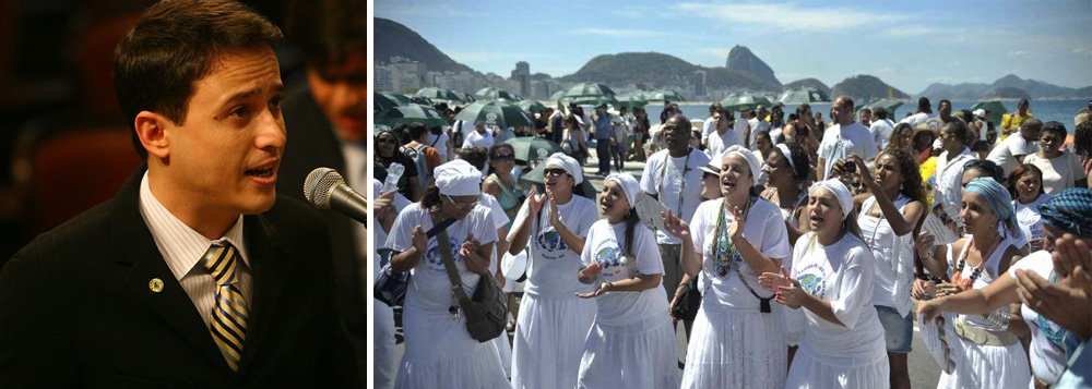 A Assembleia Legislativa do Rio (Alerj) vota em regime de urgência, projeto de lei do deputado Fábio Silva (PMDB) que prevê multa de até R$ 270 mil para quem ridicularizar qualquer aspecto religioso; de acordo com o projeto de lei, a Polícia Militar deverá autuar as infrações; os valores decorrentes da arrecadação com as multas serão destinados ao reaparelhamento da PM (Foto: Leonardo Lucena) A Assembleia Legislativa do Rio (Alerj) vota em regime de urgência, projeto de lei do deputado Fábio Silva (PMDB) que prevê multa de até R$ 270 mil para quem ridicularizar qualquer aspecto religioso; de acordo com o projeto de lei, a Polícia Militar deverá autuar as infrações; os valores decorrentes da arrecadação com as multas serão destinados ao reaparelhamento da PM