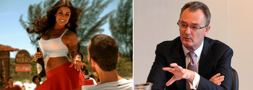 A resposta pode ser a cultura machista da propaganda, diz o presidente da SAB Miller, Alan Clark; "Precisamos reconhecer que as cervejarias, há anos, desconsideram ou insultam as mulheres"; exemplo desse tipo de propaganda é o Verão Itaipava; na peça, uma mulher chamada Vera é impedida de passar por um homem na praia tentando correr com o slogan “não deixe o Verão passar”; em outro momento, ela só de biquíni, é chamada: “vem Verão, vai Verão” (Foto: Roberta Namour) A resposta pode ser a cultura machista da propaganda, diz o presidente da SAB Miller, Alan Clark; "Precisamos reconhecer que as cervejarias, há anos, desconsideram ou insultam as mulheres"; exemplo desse tipo de propaganda é o Verão Itaipava; na peça, uma mulher chamada Vera é impedida de passar por um homem na praia tentando correr com o slogan “não deixe o Verão passar”; em outro momento, ela só de biquíni, é chamada: “vem Verão, vai Verão”