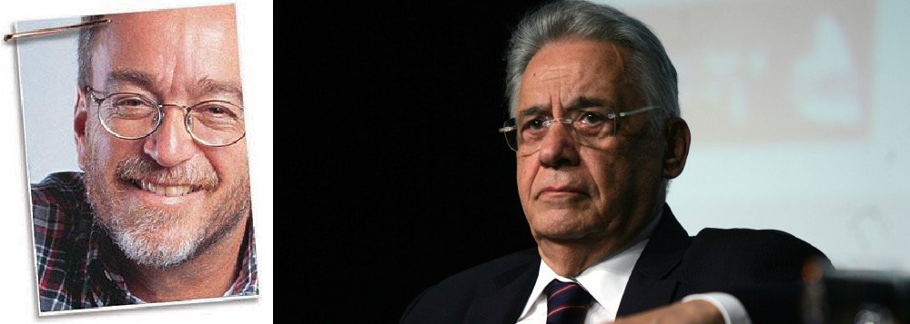 Para o jornalista Paulo Nogueira, do Diário do Centro do Mundo, o ex-presidente está anulando seu melhor momento ao tentar sabotar alucinadamente a estabilidade política, muito mais importante que a econômica, que ele diz ter trazido; "Com uma irresponsabilidade estridente intolerável em um octogenário, FHC comete um crime político ao defender a cassação de 54 milhões de votos. É uma aberração sua tese de que Dilma deve renunciar. Para quê? Para abrir caminho para Aécio?", critica (Foto: Gisele Federicce) Para o jornalista Paulo Nogueira, do Diário do Centro do Mundo, o ex-presidente está anulando seu melhor momento ao tentar sabotar alucinadamente a estabilidade política, muito mais importante que a econômica, que ele diz ter trazido; "Com uma irresponsabilidade estridente intolerável em um octogenário, FHC comete um crime político ao defender a cassação de 54 milhões de votos. É uma aberração sua tese de que Dilma deve renunciar. Para quê? Para abrir caminho para Aécio?", critica