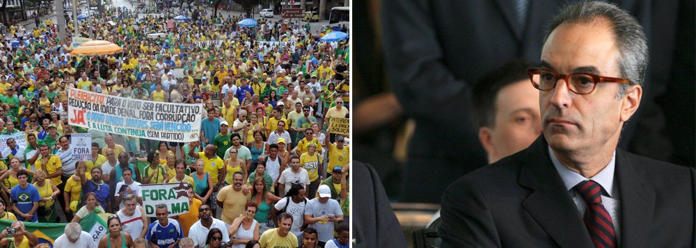 As manifestações dos coxinhas, golpistas e fascistas pela quebra da ordem constitucional servirá como ótimo parâmetro para se avaliar as reais intenções da Globo (Foto: Bepe Damasco) As manifestações dos coxinhas, golpistas e fascistas pela quebra da ordem constitucional servirá como ótimo parâmetro para se avaliar as reais intenções da Globo