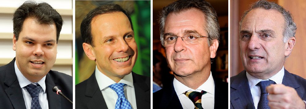 O PSDB anunciou nesta sexta (14) que fará prévias para definir o candidato tucano à Prefeitura de São Paulo em 2016; por enquanto, declararam que vão concorrer o empresário e apresentador de TV João Dória Jr., o vereador paulistano Andrea Matarazzo e os deputados federais Ricardo Trípoli e Bruno Covas; o presidente municipal do PSDB, vereador Mario Covas Neto, afirmou que independentemente do vencedor, o partido se unirá em torno da candidatura; as inscrições para a disputa vão até 30 de agosto; as prévias devem ocorrer até dezembro (Foto: Valter Lima) O PSDB anunciou nesta sexta (14) que fará prévias para definir o candidato tucano à Prefeitura de São Paulo em 2016; por enquanto, declararam que vão concorrer o empresário e apresentador de TV João Dória Jr., o vereador paulistano Andrea Matarazzo e os deputados federais Ricardo Trípoli e Bruno Covas; o presidente municipal do PSDB, vereador Mario Covas Neto, afirmou que independentemente do vencedor, o partido se unirá em torno da candidatura; as inscrições para a disputa vão até 30 de agosto; as prévias devem ocorrer até dezembro