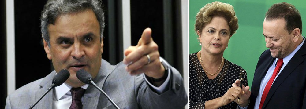 Em seu terceiro turno sem fim, o senador Aécio Neves (PSDB-MG) fez um dos mais levianos gestos de sua carreira política, ao anunciar processo por extorsão contra a presidente Dilma Rousseff e o ministro Edinho Silva, a partir da delação premiada de Ricardo Pessoa; quem argumenta é o jornalista Paulo Moreira Leite, que vê indícios até de denunciação caluniosa; "Não custa observar que até agora o senador não se dispôs a esclarecer as doações feitas pelo empresário-delator à campanha de Aloysio Nunes Ferreira, em 2010, quando ele concorreu ao Senado. Aécio também poderia olhar para o próprio cofre já que, no ano passado, Pessoa lhe deu R$ 1,2 milhão a mais do que para Dilma. Eis aí um fato bom de esclarecer", diz PML; leia a íntegra (Foto: Leonardo Attuch) Em seu terceiro turno sem fim, o senador Aécio Neves (PSDB-MG) fez um dos mais levianos gestos de sua carreira política, ao anunciar processo por extorsão contra a presidente Dilma Rousseff e o ministro Edinho Silva, a partir da delação premiada de Ricardo Pessoa; quem argumenta é o jornalista Paulo Moreira Leite, que vê indícios até de denunciação caluniosa; "Não custa observar que até agora o senador não se dispôs a esclarecer as doações feitas pelo empresário-delator à campanha de Aloysio Nunes Ferreira, em 2010, quando ele concorreu ao Senado. Aécio também poderia olhar para o próprio cofre já que, no ano passado, Pessoa lhe deu R$ 1,2 milhão a mais do que para Dilma. Eis aí um fato bom de esclarecer", diz PML; leia a íntegra