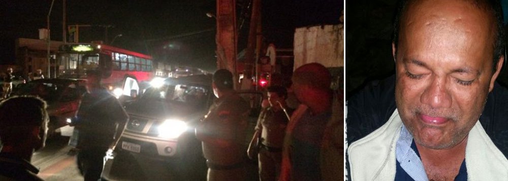 Se dizendo pastor evangélico, Cícero Robério Lira dos Santos foi preso durante uma blitz da polícia Militar, em Maceió, por embriaguez; três pessoas que o acompanhavam também foram detidas; duas armas de fogo foram encontradas dentro do veículo (Foto: Voney Malta) Se dizendo pastor evangélico, Cícero Robério Lira dos Santos foi preso durante uma blitz da polícia Militar, em Maceió, por embriaguez; três pessoas que o acompanhavam também foram detidas; duas armas de fogo foram encontradas dentro do veículo
