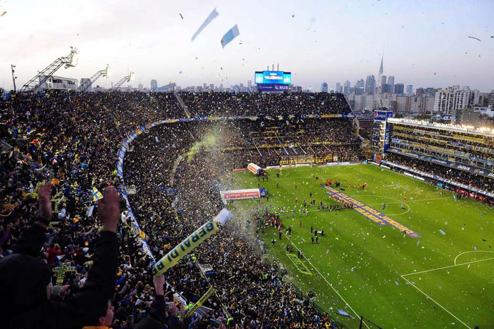 O Estádio do Club Atlético Boca Juniors, conhecido como La Bombonera, foi interditado após os episódios de violência registrados na noite de ontem (14) durante as oitavas de final da Copa Libertadores da América; informação foi confirmada pelo procurador-geral da cidade de Buenos Aires, Martín Ocampo (Foto: Paulo Emílio) O Estádio do Club Atlético Boca Juniors, conhecido como La Bombonera, foi interditado após os episódios de violência registrados na noite de ontem (14) durante as oitavas de final da Copa Libertadores da América; informação foi confirmada pelo procurador-geral da cidade de Buenos Aires, Martín Ocampo