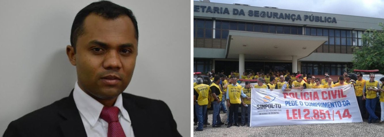 Presidente do Sinpol-TO, Moseimar Marinho foi notificado através de um oficial de Justiça sobre liminar que considera a greve dos policiais civis ilegal e abusiva; o sindicato informou que recorrerá da decisão e que a greve continua; de acordo com o Sinpol, a greve continuará e a polícia civil vai manter apenas os serviços essenciais, realizados pelos 30% do efetivo que estão operando desde o início da paralisação; nesta quarta-feira (11), a categoria fará uma mobilização em Miranorte, na BR- 153 (Foto: Leonardo Lucena) Presidente do Sinpol-TO, Moseimar Marinho foi notificado através de um oficial de Justiça sobre liminar que considera a greve dos policiais civis ilegal e abusiva; o sindicato informou que recorrerá da decisão e que a greve continua; de acordo com o Sinpol, a greve continuará e a polícia civil vai manter apenas os serviços essenciais, realizados pelos 30% do efetivo que estão operando desde o início da paralisação; nesta quarta-feira (11), a categoria fará uma mobilização em Miranorte, na BR- 153