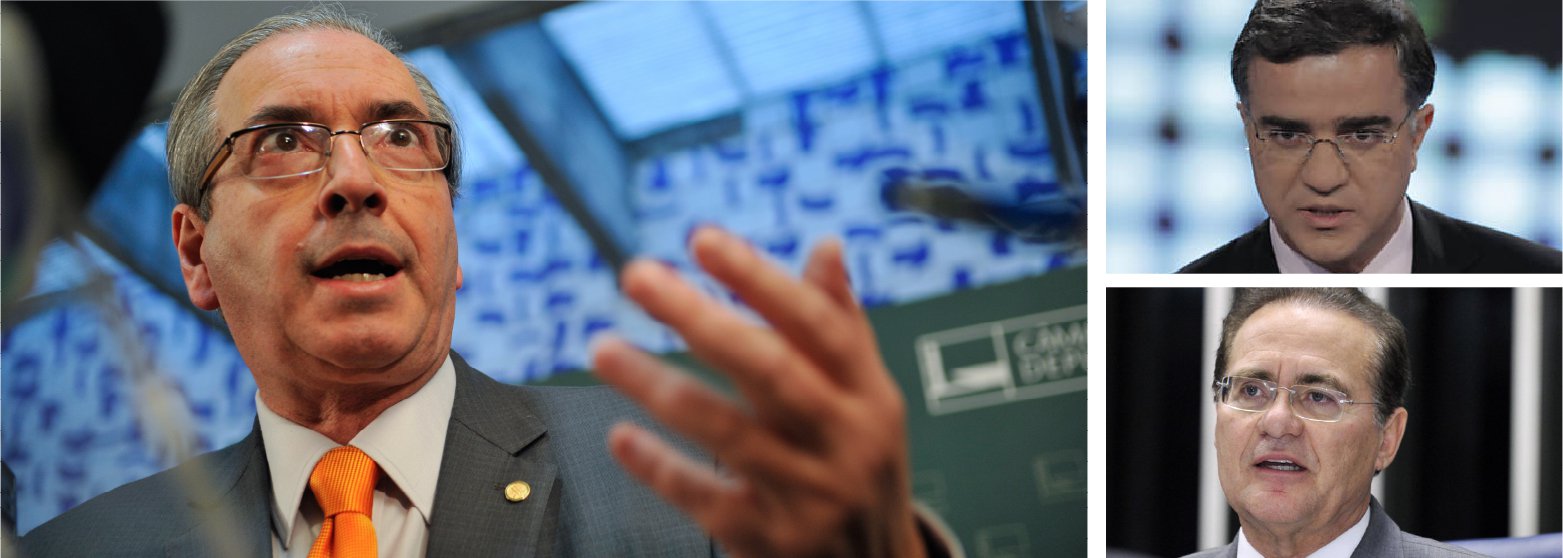 Para o jornalista, o presidente da Câmara contribui para próprio isolamento político ao comprar briga com o presidente do Senado; "Cunha tem maior chance de sair chamuscado da briga com Renan. Está fazendo o papel de durão, enquanto Renan redescobriu uma vocação conciliadora para impedir a irresponsabilidade fiscal que tem marcado a atuação de deputados e senadores", afirma; para Kennedy Alencar, Cunha está agindo "com uma mistura de ingenuidade e fígado" na disputa com o frio e experiente Renan Calheiros (Foto: Aquiles Lins) Para o jornalista, o presidente da Câmara contribui para próprio isolamento político ao comprar briga com o presidente do Senado; "Cunha tem maior chance de sair chamuscado da briga com Renan. Está fazendo o papel de durão, enquanto Renan redescobriu uma vocação conciliadora para impedir a irresponsabilidade fiscal que tem marcado a atuação de deputados e senadores", afirma; para Kennedy Alencar, Cunha está agindo "com uma mistura de ingenuidade e fígado" na disputa com o frio e experiente Renan Calheiros