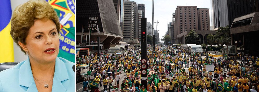 Os números efetivamente relevantes, em contraposição aos dos presentes em passeatas, são os números finais das eleições. Em outubro de 2014, os números disseram que a Presidência da República seria ocupada, pelos quatro anos subsequentes, por Dilma Rousseff. Que os manifestantes não se esqueçam disso (Foto: Reinaldo Del Dotore) Os números efetivamente relevantes, em contraposição aos dos presentes em passeatas, são os números finais das eleições. Em outubro de 2014, os números disseram que a Presidência da República seria ocupada, pelos quatro anos subsequentes, por Dilma Rousseff. Que os manifestantes não se esqueçam disso