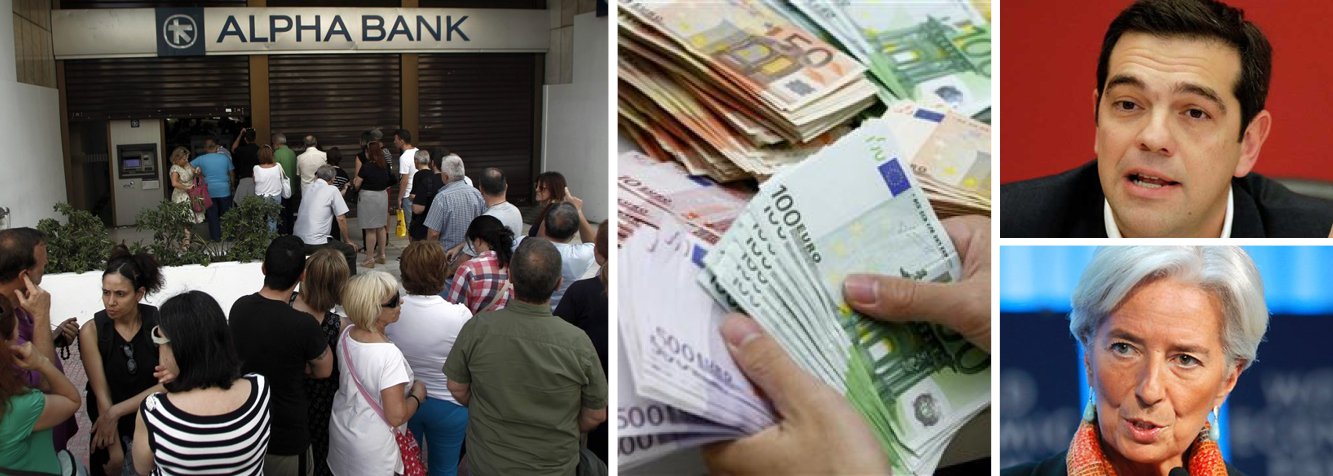 O governo grego, comandado por Alexis Tsipras, anunciou no início da noite deste domingo que os bancos ficarão fechados nesta segunda-feira; além disso, haverá controles de capitais, ou seja, as transferências de recursos para o exterior estão proibidas; com isso, é praticamente certo o calote da dívida grega, o que lança dúvidas sobre o futuro do euro; como a Grécia deve abandonar o projeto da moeda comum, a questão é: outros países seguirão o exemplo? (Foto: Leonardo Attuch) O governo grego, comandado por Alexis Tsipras, anunciou no início da noite deste domingo que os bancos ficarão fechados nesta segunda-feira; além disso, haverá controles de capitais, ou seja, as transferências de recursos para o exterior estão proibidas; com isso, é praticamente certo o calote da dívida grega, o que lança dúvidas sobre o futuro do euro; como a Grécia deve abandonar o projeto da moeda comum, a questão é: outros países seguirão o exemplo?