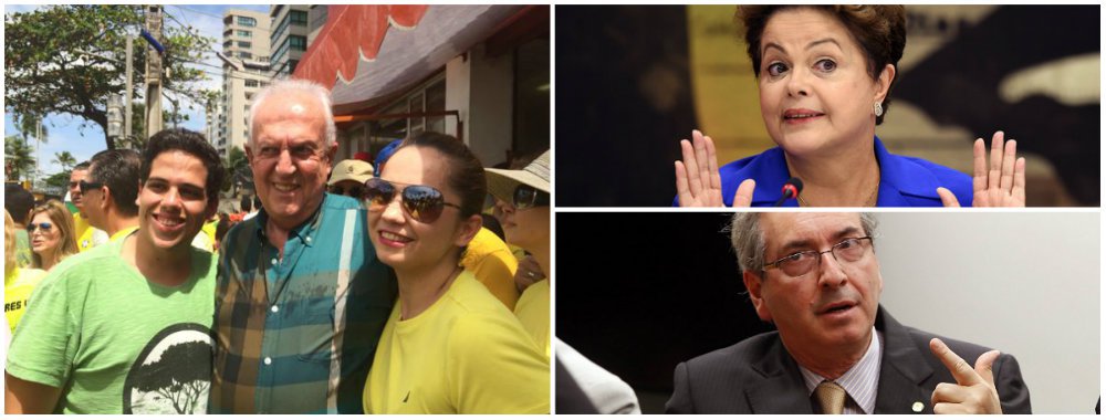 O deputado federal Jarbas Vasconcelos (PMDB), defendeu, neste domingo (16), no protesto contra o governo federal que acontece em Recife, que a presidente Dilma Rousseff renuncie; mas ponderou que o presidente da Câmara, Eduardo Cunha, "deve sair na frente dela"; “A melhor decisão é a renúncia dela. Essa ficha tem que cair”, afirmou; ele defendeu ainda um governo de coalizão em torno do vice-presidente, Michel Temer (PMDB) (Foto: Valter Lima) O deputado federal Jarbas Vasconcelos (PMDB), defendeu, neste domingo (16), no protesto contra o governo federal que acontece em Recife, que a presidente Dilma Rousseff renuncie; mas ponderou que o presidente da Câmara, Eduardo Cunha, "deve sair na frente dela"; “A melhor decisão é a renúncia dela. Essa ficha tem que cair”, afirmou; ele defendeu ainda um governo de coalizão em torno do vice-presidente, Michel Temer (PMDB)