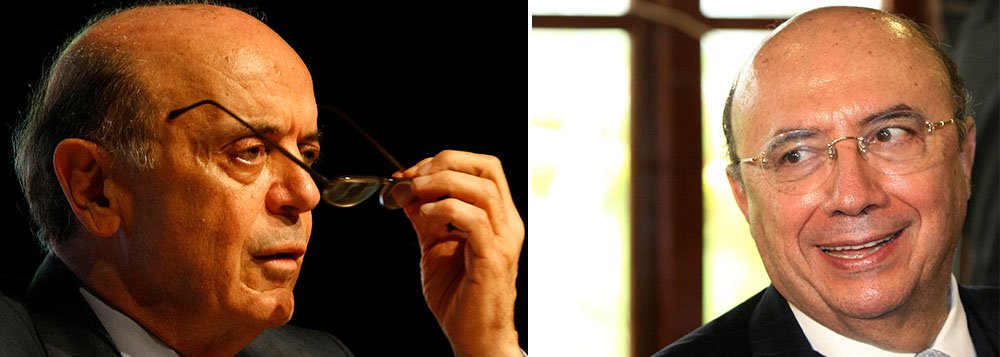 Senador eleito por São Paulo, José Serra definiu como "um dos maiores erros da política econômica" do País o uso dessa mesma estratégia no passado, ou seja, a nomeação do ex-presidente do Banco Central Henrique Meirelles no governo; tucano criticou o fato de Meirelles, a partir da crise de 2008, ter demorado para mexer nos juros; "Essa estratégia agora não funciona, não tem fôlego", afirmou (Foto: Felipe L. Goncalves) Senador eleito por São Paulo, José Serra definiu como "um dos maiores erros da política econômica" do País o uso dessa mesma estratégia no passado, ou seja, a nomeação do ex-presidente do Banco Central Henrique Meirelles no governo; tucano criticou o fato de Meirelles, a partir da crise de 2008, ter demorado para mexer nos juros; "Essa estratégia agora não funciona, não tem fôlego", afirmou