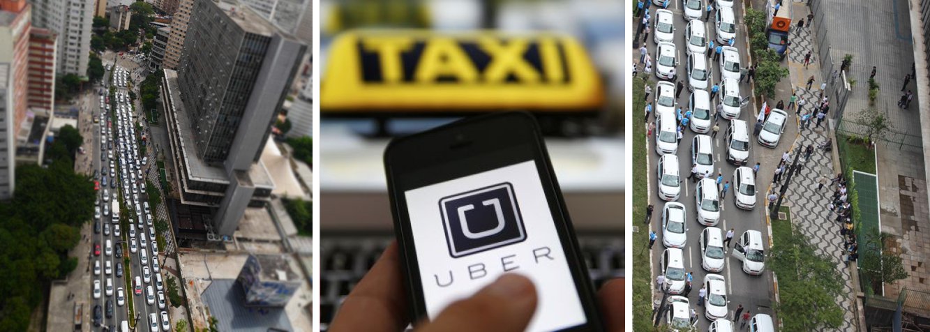Taxistas de várias cidades do Brasil iniciaram nesta manhã uma série de manifestações contra o uso do aplicativo de carona remunerada que conecta passageiros e motoristas através de celulares; cerca de 400 carros seguiram em carreata da Praça Charles Muller para a Câmara Municipal; "São carros particulares prestando serviço de táxi, o que a legislação não permite", disse Edmilson Americano, presidente da Associação Brasileira das Associações e Cooperativas de Táxi; outras capitais também fizeram protestos (Foto: Aquiles Lins) Taxistas de várias cidades do Brasil iniciaram nesta manhã uma série de manifestações contra o uso do aplicativo de carona remunerada que conecta passageiros e motoristas através de celulares; cerca de 400 carros seguiram em carreata da Praça Charles Muller para a Câmara Municipal; "São carros particulares prestando serviço de táxi, o que a legislação não permite", disse Edmilson Americano, presidente da Associação Brasileira das Associações e Cooperativas de Táxi; outras capitais também fizeram protestos