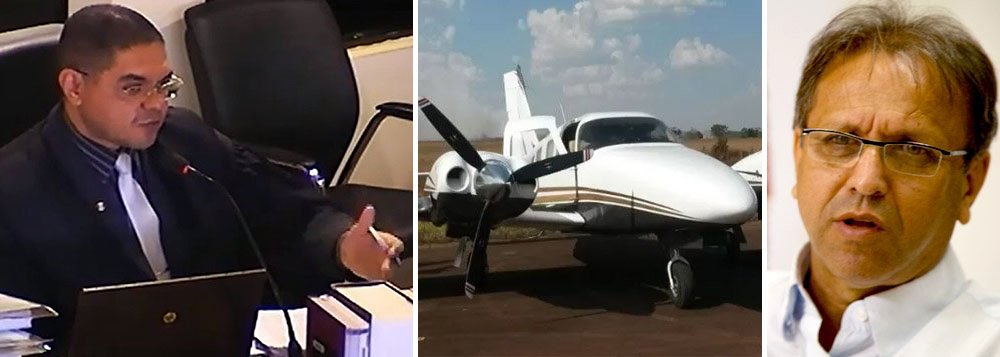 Magistrado José Ribamar Mendes Júnior, relator da ação no TRE que pede a cassação do governador Marcelo Miranda (PMDB) e da vice Cláudia Lélis (PV) no caso do avião apreendido com dinheiro em Piracanjuba (GO), votou nessa terça-feira, 23, pela rejeição da ação; para Mendes Júnior, o Ministério Público Eleitoral (MPE) apontou indícios do envolvimento de Marcelo na suposta captação e gasto ilícito de recursos na campanha eleitoral de 2014, mas não comprovou a vinculação do dinheiro com o então candidato ao governo do Estado.; "Não podemos tomar como base suposições para cassar o mandato de um governador", disse o magistrado; para ele, a cassação do mandato exige provas robustas e incontestáveis; juiz Zacarias Leonardo pediu vistas do processo, o que adiou o resultado da votação (Foto: Aquiles Lins) Magistrado José Ribamar Mendes Júnior, relator da ação no TRE que pede a cassação do governador Marcelo Miranda (PMDB) e da vice Cláudia Lélis (PV) no caso do avião apreendido com dinheiro em Piracanjuba (GO), votou nessa terça-feira, 23, pela rejeição da ação; para Mendes Júnior, o Ministério Público Eleitoral (MPE) apontou indícios do envolvimento de Marcelo na suposta captação e gasto ilícito de recursos na campanha eleitoral de 2014, mas não comprovou a vinculação do dinheiro com o então candidato ao governo do Estado.; "Não podemos tomar como base suposições para cassar o mandato de um governador", disse o magistrado; para ele, a cassação do mandato exige provas robustas e incontestáveis; juiz Zacarias Leonardo pediu vistas do processo, o que adiou o resultado da votação