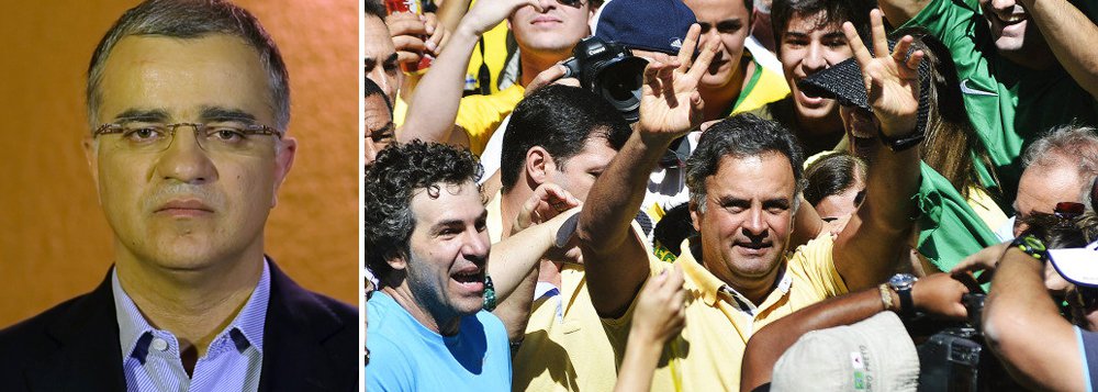 Colunista Kennedy Alencar ressalta que a terceira manifestação contra o governo, a primeira do senador Aécio Neves (PSDB-MG), foi a mais fraca de todas; segundo ele, com menos gente nas ruas, os protestos deste domingo deverão dar mais gás ao acordo firmado entre o governo Dilma Rousseff e o presidente do Senado, Renan Calheiros (PMDB-AL); “a previsão de agosto sombrio perde força”, destaca (Foto: Roberta Namour) Colunista Kennedy Alencar ressalta que a terceira manifestação contra o governo, a primeira do senador Aécio Neves (PSDB-MG), foi a mais fraca de todas; segundo ele, com menos gente nas ruas, os protestos deste domingo deverão dar mais gás ao acordo firmado entre o governo Dilma Rousseff e o presidente do Senado, Renan Calheiros (PMDB-AL); “a previsão de agosto sombrio perde força”, destaca