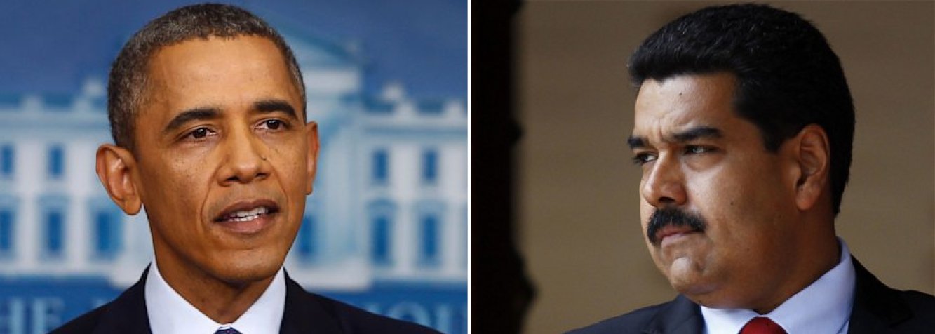 O presidente dos Estados Unidos, Barack Obama, emitiu um decreto presidencial nesta segunda-feira declarando a Venezuela uma ameaça à segurança nacional, impondo sanções a sete pessoas e expressando preocupação sobre o tratamento do governo venezuelano com opositores políticos; "Autoridades venezuelanas do passado e do presente que violam os direitos humanos de cidadãos venezuelanos e se envolvem em atos de corrupção não são bem-vindos aqui"; disse a Casa Branca (Foto: André Barbugiani) O presidente dos Estados Unidos, Barack Obama, emitiu um decreto presidencial nesta segunda-feira declarando a Venezuela uma ameaça à segurança nacional, impondo sanções a sete pessoas e expressando preocupação sobre o tratamento do governo venezuelano com opositores políticos; "Autoridades venezuelanas do passado e do presente que violam os direitos humanos de cidadãos venezuelanos e se envolvem em atos de corrupção não são bem-vindos aqui"; disse a Casa Branca