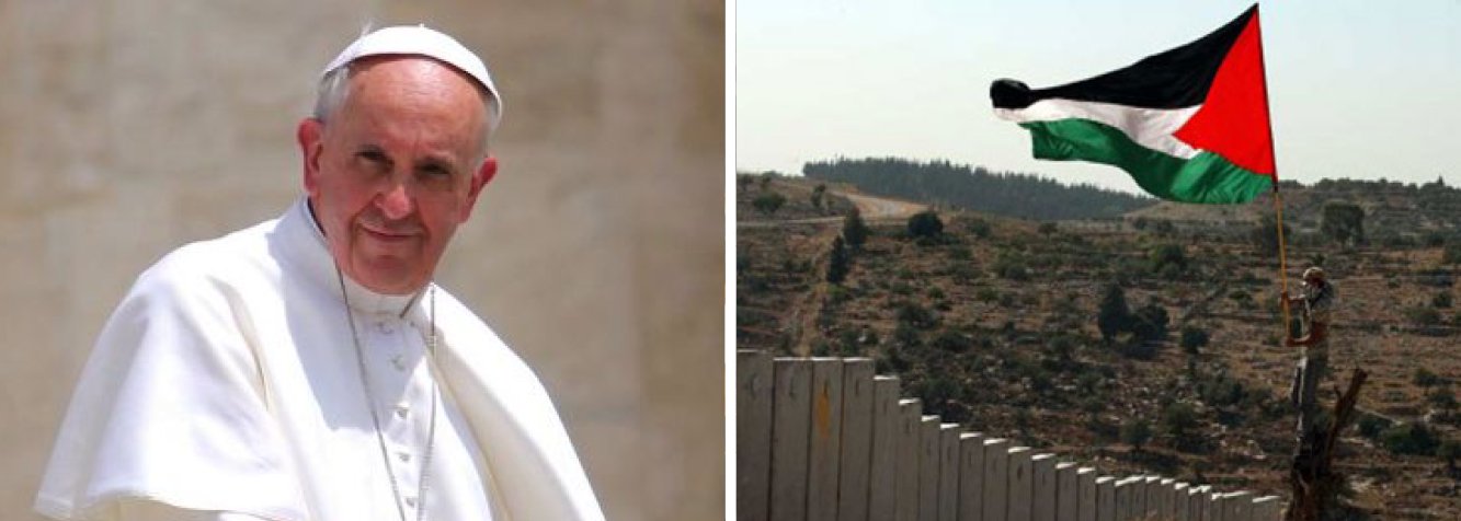 Vaticano anunciou nesta quarta-feira, 13, que vai reconhecer o Estado palestino e defender a solução de dois Estados para a resolução do conflito com Israel; no marco das relações entre Vaticano e Palestina, o presidente da Autoridade Nacional Palestina, Mahmoud Abbas, será recebido em audiência pelo papa Francisco no próximo sábado, 16, véspera da canonização de duas freiras nascidas em território palestino antes da criação do Estado de Israel; governo do primeiro-ministro Benjamin Netanyahu afirmou estar "desapontado" pela decisão do Vaticano (Foto: Aquiles Lins) Vaticano anunciou nesta quarta-feira, 13, que vai reconhecer o Estado palestino e defender a solução de dois Estados para a resolução do conflito com Israel; no marco das relações entre Vaticano e Palestina, o presidente da Autoridade Nacional Palestina, Mahmoud Abbas, será recebido em audiência pelo papa Francisco no próximo sábado, 16, véspera da canonização de duas freiras nascidas em território palestino antes da criação do Estado de Israel; governo do primeiro-ministro Benjamin Netanyahu afirmou estar "desapontado" pela decisão do Vaticano