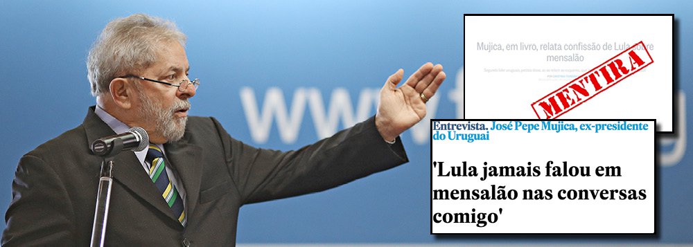 O ex-presidente Lula rebateu, em publicação no site do instituto que leva seu nome, nesta segunda (20), as 5 piores mentiras contra ele só em 2015; "O ano mal chegou à metade, mas O Globo já conseguiu inventar várias histórias sobre Lula. Muita gente de boa fé ainda acredita no jornal, então recapitulamos as cinco maiores mentiras publicadas sobre o ex-presidente nas páginas do diário carioca", afirma o ex-presidente; no texto, o instituto afirma que "a coluna do Merval Pereira é considerada hors concours"; "Entre os truques do jornal estão inventar declarações, ignorar explicações e tratar, anos depois, como secretos e escandalosos eventos públicos de que o jornal tinha ciência", completa; leia na íntegra (Foto: Valter Lima) www.brasil247.com - O ex-presidente Lula rebateu, em publicação no site do instituto que leva seu nome, nesta segunda (20), as 5 piores mentiras contra ele só em 2015; "O ano mal chegou à metade, mas O Globo já conseguiu inventar várias histórias sobre Lula. Muita gente de boa fé ainda acredita no jornal, então recapitulamos as cinco maiores mentiras publicadas sobre o ex-presidente nas páginas do diário carioca", afirma o ex-presidente; no texto, o instituto afirma que "a coluna do Merval Pereira é considerada hors concours"; "Entre os truques do jornal estão inventar declarações, ignorar explicações e tratar, anos depois, como secretos e escandalosos eventos públicos de que o jornal tinha ciência", completa; leia na íntegra