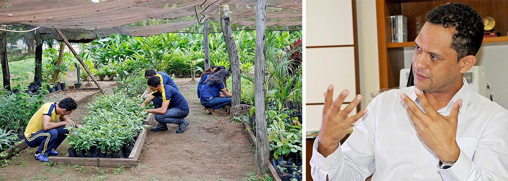 As 44 escolas rurais tocantinenses atendem a cerca de 8 mil alunos, que serão beneficiados pela expansão do ensino direcionado à população do campo; "Vamos atender às comunidades quilombolas, camponesas, ribeirinhas e extrativistas, respeitando as especificidades de cada uma delas", ressaltou o secretário de Educação do Estado, Adão Francisco, ao apontar que o currículo escolar deve ser adequado ao ambiente rural em que o estudante está inserido; com a redefinição do currículo escolar para o conceito de educação do campo, a grade será contemplada com aulas sobre produção agrícola e ensinam, na prática, como funciona o sistema de cultivo (Foto: Aquiles Lins) As 44 escolas rurais tocantinenses atendem a cerca de 8 mil alunos, que serão beneficiados pela expansão do ensino direcionado à população do campo; "Vamos atender às comunidades quilombolas, camponesas, ribeirinhas e extrativistas, respeitando as especificidades de cada uma delas", ressaltou o secretário de Educação do Estado, Adão Francisco, ao apontar que o currículo escolar deve ser adequado ao ambiente rural em que o estudante está inserido; com a redefinição do currículo escolar para o conceito de educação do campo, a grade será contemplada com aulas sobre produção agrícola e ensinam, na prática, como funciona o sistema de cultivo