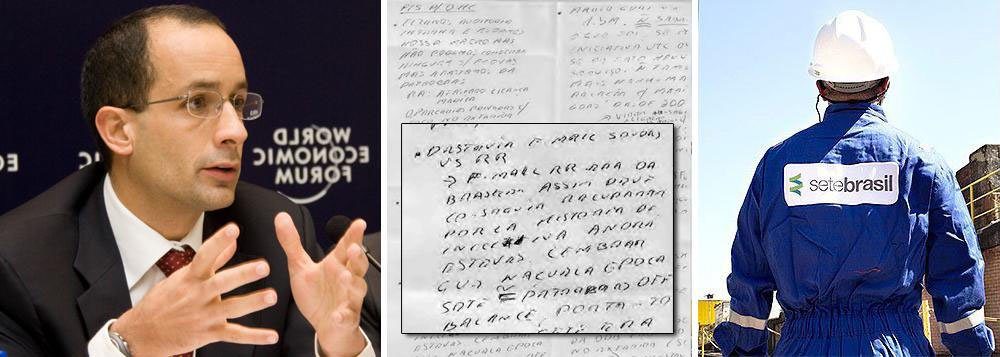 Daniel Felipe da Silva contou que presenciou quando, por volta das 10h da última segunda-feira (22), outro agente da PF disse “ter chamado a atenção" um manuscrito de Marcelo Odebrecht; ele destacou o fato do bilhete do presidente da Odebrecht "conter a palavra 'destruir e-mail'”; o policial ressaltou que "o bilhete foi fotocopiado e entregue" aos "vários advogados” que estavam "esperando para falar com Marcelo”, considerando que, em seguida, os mesmos iam falar com o preso (Foto: Roberta Namour) Daniel Felipe da Silva contou que presenciou quando, por volta das 10h da última segunda-feira (22), outro agente da PF disse “ter chamado a atenção" um manuscrito de Marcelo Odebrecht; ele destacou o fato do bilhete do presidente da Odebrecht "conter a palavra 'destruir e-mail'”; o policial ressaltou que "o bilhete foi fotocopiado e entregue" aos "vários advogados” que estavam "esperando para falar com Marcelo”, considerando que, em seguida, os mesmos iam falar com o preso