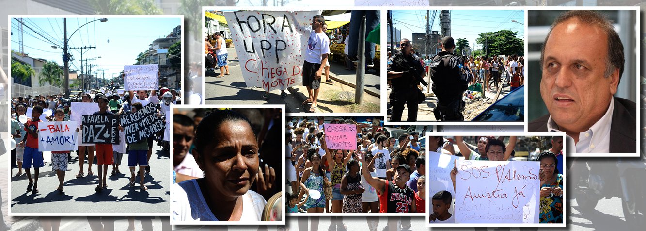 "Há uma burocracia muito grande que precisa ser vencida. Se ficarmos esperando título de propriedade, registro de imóveis, licenças, vamos aguardar pelo resto da vida e o policial continuará trabalhando em condições precárias", disse o governador do Rio, Luiz Fernando Pezão; mortes recentes no Morro do Alemão, como a do menino Eduardo de Jesus, colocam em xeque a política de pacificação (Foto: Romulo Faro) "Há uma burocracia muito grande que precisa ser vencida. Se ficarmos esperando título de propriedade, registro de imóveis, licenças, vamos aguardar pelo resto da vida e o policial continuará trabalhando em condições precárias", disse o governador do Rio, Luiz Fernando Pezão; mortes recentes no Morro do Alemão, como a do menino Eduardo de Jesus, colocam em xeque a política de pacificação