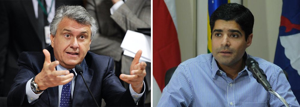 Senador Ronaldo Caiado está se sentindo 'traído' pelo prefeito de Salvador, ACM Neto, que articulou para que oito deputados federais do DEM votassem a favor do projeto de ajuste fiscal do governo; Caiado afirmou que ACM agiu como "ministro" da presidente Dilma Rousseff; "Foi uma surpresa negativa. Preciso reconhecer que, ultimamente, tenho errado muito", afirmou o senador, que chegou a pedir desculpas pelo que considerou uma "traição" de deputados do partido; na quarta-feira (6), quando esteve em Brasília, ACM Neto conversou com deputados do DEM e com o vice-presidente Michel Temer (Foto: Romulo Faro) Senador Ronaldo Caiado está se sentindo 'traído' pelo prefeito de Salvador, ACM Neto, que articulou para que oito deputados federais do DEM votassem a favor do projeto de ajuste fiscal do governo; Caiado afirmou que ACM agiu como "ministro" da presidente Dilma Rousseff; "Foi uma surpresa negativa. Preciso reconhecer que, ultimamente, tenho errado muito", afirmou o senador, que chegou a pedir desculpas pelo que considerou uma "traição" de deputados do partido; na quarta-feira (6), quando esteve em Brasília, ACM Neto conversou com deputados do DEM e com o vice-presidente Michel Temer