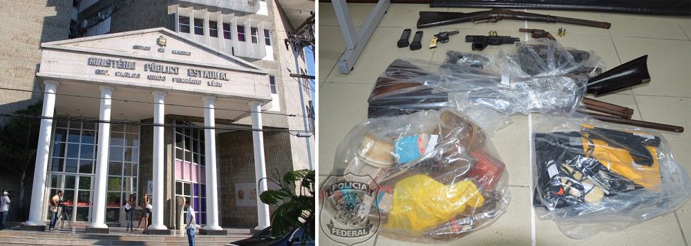 12 pessoas foram denunciadas pelo Ministério Público de Alagoas por participação em um grupo de extermínio e comércio ilegal de armas no município de Pilar, na grande Maceió; prisões foram feitas pela Polícia Federal durante a Operação “Tombstone” (Foto: Voney Malta) 12 pessoas foram denunciadas pelo Ministério Público de Alagoas por participação em um grupo de extermínio e comércio ilegal de armas no município de Pilar, na grande Maceió; prisões foram feitas pela Polícia Federal durante a Operação “Tombstone”