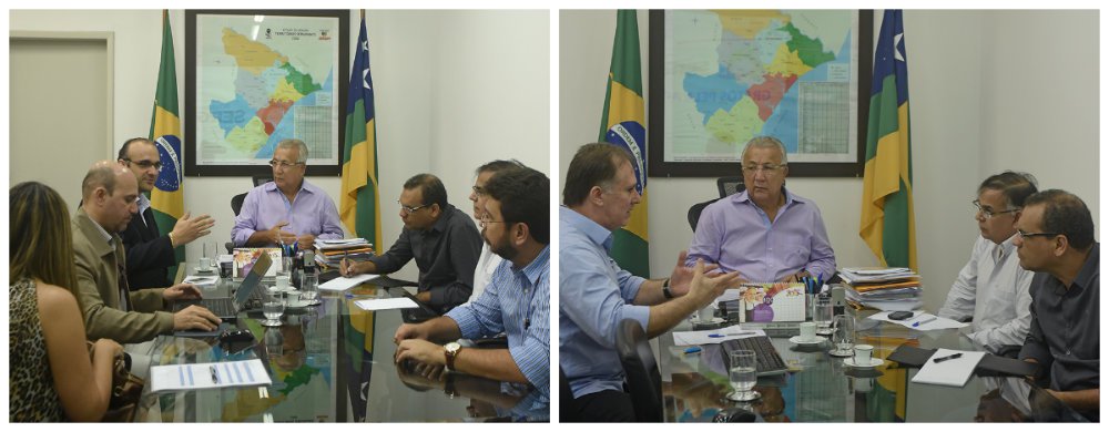O governador Jackson Barreto convocou os gestores estaduais responsáveis por projetos de investimentos, mais especificamente no turismo e na agricultura, para acompanhar o andamento dessas ações, especialmente para fazer o controle do que tem sido executado tanto no Programa de Desenvolvimento do Turismo no Nordeste (Prodetur/SE) quanto no Projeto Dom Távora; “A nossa preocupação é saber o andamento destes projetos e saber os encaminhamentos que foram dados, quais planos já elaborados e os quais já estão sendo executados. Essa é a minha preocupação, acompanhar o andamento”, explicou JB (Foto: Valter Lima) O governador Jackson Barreto convocou os gestores estaduais responsáveis por projetos de investimentos, mais especificamente no turismo e na agricultura, para acompanhar o andamento dessas ações, especialmente para fazer o controle do que tem sido executado tanto no Programa de Desenvolvimento do Turismo no Nordeste (Prodetur/SE) quanto no Projeto Dom Távora; “A nossa preocupação é saber o andamento destes projetos e saber os encaminhamentos que foram dados, quais planos já elaborados e os quais já estão sendo executados. Essa é a minha preocupação, acompanhar o andamento”, explicou JB