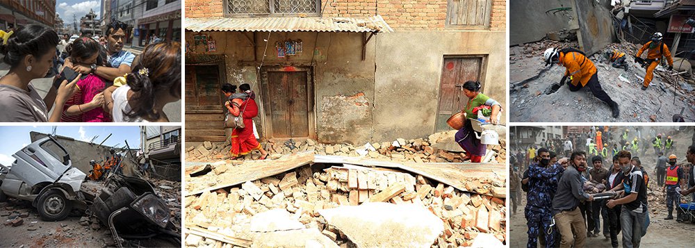 Um novo terremoto de magnitude 7,3 atingiu o Nepal nesta terça-feira, matando mais de 20 pessoas no país do Himalaia e em Estados vizinhos, e muitas edificações, já enfraquecidas por um tremor devastador do mês passado, desabaram (Foto: Roberta Namour) Um novo terremoto de magnitude 7,3 atingiu o Nepal nesta terça-feira, matando mais de 20 pessoas no país do Himalaia e em Estados vizinhos, e muitas edificações, já enfraquecidas por um tremor devastador do mês passado, desabaram