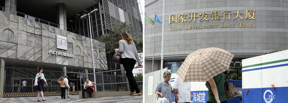 Contrato, assinado entre o Banco de Desenvolvimento da China (CDB) e a subsidiária da estatal Petrobras Global Trading BV, é o primeiro financiamento de um acordo de cooperação a ser implementado ao longo de 2015 e 2016, ressaltou a Petrobras em comunicado; "Adicionalmente, as duas partes confirmaram a intenção de desenvolver novas cooperações no futuro próximo", disse a petroleira (Foto: Gisele Federicce) Contrato, assinado entre o Banco de Desenvolvimento da China (CDB) e a subsidiária da estatal Petrobras Global Trading BV, é o primeiro financiamento de um acordo de cooperação a ser implementado ao longo de 2015 e 2016, ressaltou a Petrobras em comunicado; "Adicionalmente, as duas partes confirmaram a intenção de desenvolver novas cooperações no futuro próximo", disse a petroleira