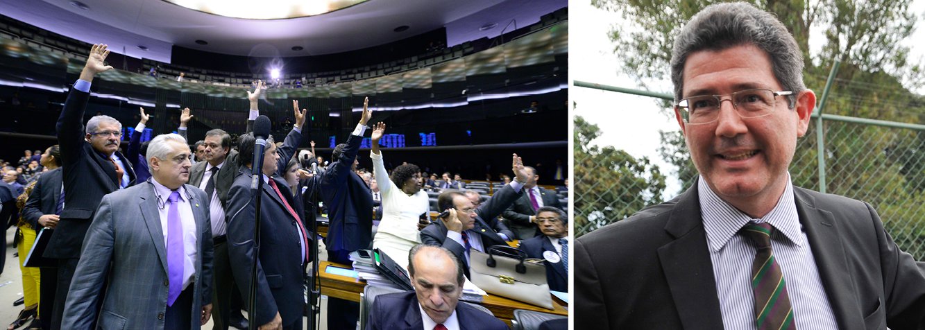 O plenário da Câmara dos Deputados aprovou, na noite desta quarta (6), por 252 votos a 227, a Medida Provisória 665/14, que muda as regras de concessão do seguro-desemprego; a medida integra o ajuste fiscal do governo, liderado pelo ministro da Fazenda, Joaquim Levy; o texto aprovado é o relatório do senador Paulo Rocha (PT-PA), que diminui os períodos exigidos para a concessão do seguro-desemprego na primeira e segunda solicitações em relação ao texto original da MP; a MP também muda regras do abono salarial e do seguro-defeso para o pescador profissional; mais cedo, sindicalistas ocuparam as galerias em protesto à votação e foram retirados; aprovação pode ser considerada vitória do governo Dilma na Câmara (Foto: Valter Lima) O plenário da Câmara dos Deputados aprovou, na noite desta quarta (6), por 252 votos a 227, a Medida Provisória 665/14, que muda as regras de concessão do seguro-desemprego; a medida integra o ajuste fiscal do governo, liderado pelo ministro da Fazenda, Joaquim Levy; o texto aprovado é o relatório do senador Paulo Rocha (PT-PA), que diminui os períodos exigidos para a concessão do seguro-desemprego na primeira e segunda solicitações em relação ao texto original da MP; a MP também muda regras do abono salarial e do seguro-defeso para o pescador profissional; mais cedo, sindicalistas ocuparam as galerias em protesto à votação e foram retirados; aprovação pode ser considerada vitória do governo Dilma na Câmara