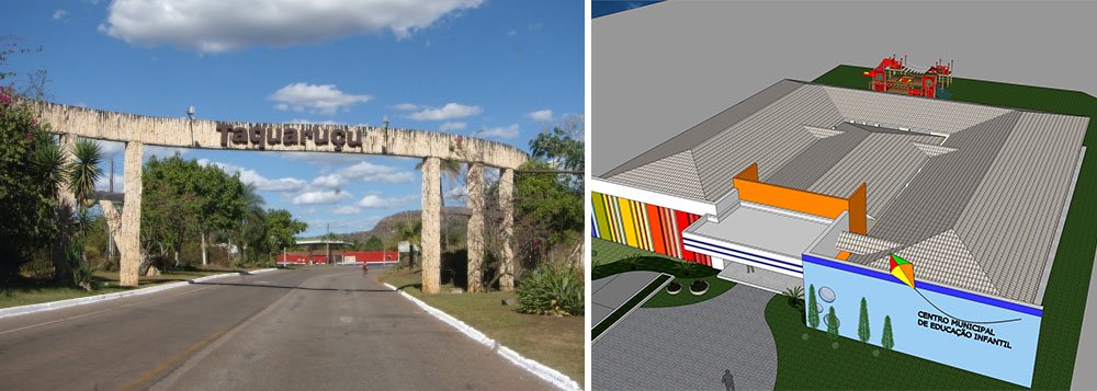 Prefeito Carlos Amastha (PP) assinou nessa terça-feira, 31, a ordem de serviço para o início da obra de um Centro Municipal de Educação Infantil (CMEI) no distrito de Taquaruçu; novo CMEI terá capacidade para atender cerca de 300 crianças e possuirá área construída de 812,67 m², divididos em seis salas de aula, brinquedoteca, cozinha, refeitório, lactário, quiosque, playground, ducha interativa, entre outros espaços; obra será executada com recursos da Prefeitura de Palmas, num investimento de R$ 1.499.886,51; empresa vencedora da licitação, Hikari Construções Ltda, terá um prazo de oito meses para concluir (Foto: Aquiles Lins) Prefeito Carlos Amastha (PP) assinou nessa terça-feira, 31, a ordem de serviço para o início da obra de um Centro Municipal de Educação Infantil (CMEI) no distrito de Taquaruçu; novo CMEI terá capacidade para atender cerca de 300 crianças e possuirá área construída de 812,67 m², divididos em seis salas de aula, brinquedoteca, cozinha, refeitório, lactário, quiosque, playground, ducha interativa, entre outros espaços; obra será executada com recursos da Prefeitura de Palmas, num investimento de R$ 1.499.886,51; empresa vencedora da licitação, Hikari Construções Ltda, terá um prazo de oito meses para concluir