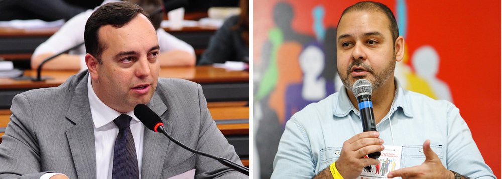 Depois de pedir a prisão do presidente da CUT, Vagner Freitas, por suposta incitação à violência, o deputado federal Fernando Francischini (SD) tenta classificar a entidade sindical como “terrorista”; "A CUT está se preparando para uma Guerra Civil para defender o PT. Estou aguardando a manifestação do Procurador-geral da República!!!", publicou o parlamentar no Facebook; a polêmica veio após o líder sindical afirmar que, se for necessário, os trabalhadores pegarão em armas para que a presidente Dilma não sofra impeachment
(Foto: Paulo Emílio) Depois de pedir a prisão do presidente da CUT, Vagner Freitas, por suposta incitação à violência, o deputado federal Fernando Francischini (SD) tenta classificar a entidade sindical como “terrorista”; "A CUT está se preparando para uma Guerra Civil para defender o PT. Estou aguardando a manifestação do Procurador-geral da República!!!", publicou o parlamentar no Facebook; a polêmica veio após o líder sindical afirmar que, se for necessário, os trabalhadores pegarão em armas para que a presidente Dilma não sofra impeachment