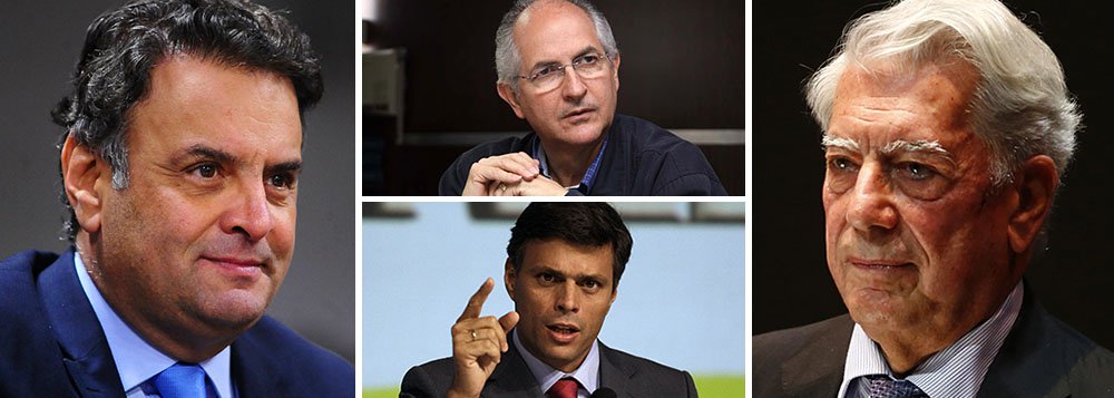 Senador foi o único brasileiro convidado a falar no IV Forum de Lima - América Latina: desafios e oportunidades, que acontece no Peru amanhã e sexta-feira; presidente do PSDB, principal partido de oposição ao governo Dilma, Aécio Neves discorrerá sobre o tema "Entre o populismo e a liberdade", em meio a nomes de oposição aos governos progressistas da América Latina; para discutir a Venezuela, por exemplo, estarão Mitzy Capriles de Ledezma, esposa do prefeito de Caracas Antonio Ledezma, líder da oposição a Nicolás Maduro preso recentemente, e Lilian Tintori de López, ativista de direitos humanos e casada com o também oposicionista preso Leopoldo López, presidente do partido Voluntad Popular; o evento é promovido pela Fundação Internacional para a Liberdade, do escritor Mario Vargas Llosa (Foto: Gisele Federicce) Senador foi o único brasileiro convidado a falar no IV Forum de Lima - América Latina: desafios e oportunidades, que acontece no Peru amanhã e sexta-feira; presidente do PSDB, principal partido de oposição ao governo Dilma, Aécio Neves discorrerá sobre o tema "Entre o populismo e a liberdade", em meio a nomes de oposição aos governos progressistas da América Latina; para discutir a Venezuela, por exemplo, estarão Mitzy Capriles de Ledezma, esposa do prefeito de Caracas Antonio Ledezma, líder da oposição a Nicolás Maduro preso recentemente, e Lilian Tintori de López, ativista de direitos humanos e casada com o também oposicionista preso Leopoldo López, presidente do partido Voluntad Popular; o evento é promovido pela Fundação Internacional para a Liberdade, do escritor Mario Vargas Llosa