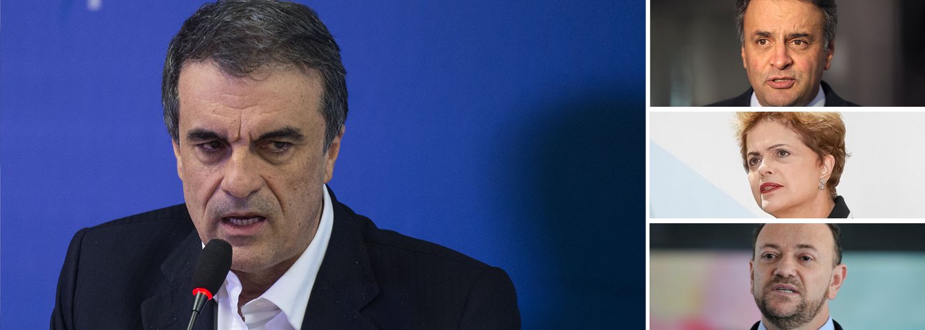 O ministro da Justiça, José Eduardo Cardozo, classificou como "factoide juridicamente ridículo" a decisão de partidos de oposição pedirem à Procuradoria-Geral da República investigação contra a presidente Dilma Rousseff e seu ministro Edinho Silva pelo crime de extorsão, baseado na delação do empresário Ricardo Pessoa; para Cardozo, a oposição quer "atingir a honra da presidente e de um ministro do Estado"; ele disse ainda que a base para o pedido dos oposicionistas "já foi feita no âmbito da Operação Lava Jato" e, por isso, "não é necessário pedir investigação de algo que já está sendo investigado" (Foto: Valter Lima) O ministro da Justiça, José Eduardo Cardozo, classificou como "factoide juridicamente ridículo" a decisão de partidos de oposição pedirem à Procuradoria-Geral da República investigação contra a presidente Dilma Rousseff e seu ministro Edinho Silva pelo crime de extorsão, baseado na delação do empresário Ricardo Pessoa; para Cardozo, a oposição quer "atingir a honra da presidente e de um ministro do Estado"; ele disse ainda que a base para o pedido dos oposicionistas "já foi feita no âmbito da Operação Lava Jato" e, por isso, "não é necessário pedir investigação de algo que já está sendo investigado"