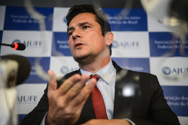 Brasília- DF- Brasil- 07/04/2015- O juiz federal Sérgio Moro participa de apresentação de um conjunto de medidas contra a impunidade e pela efetividade da Justiça, na sede Associação dos Juízes Federais do Brasil (Fabio Rodrigues Pozzebom/Agência Brasil) (Foto: Maria Inês Nassif) Brasília- DF- Brasil- 07/04/2015- O juiz federal Sérgio Moro participa de apresentação de um conjunto de medidas contra a impunidade e pela efetividade da Justiça, na sede Associação dos Juízes Federais do Brasil (Fabio Rodrigues Pozzebom/Agência Brasil)