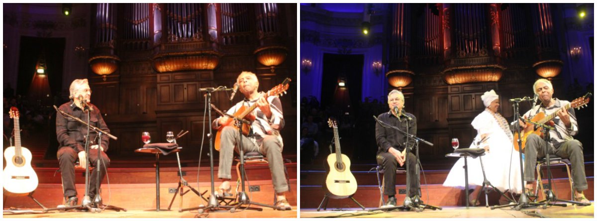 Declaração foi feita pelo cantor em Amsterdã, onde estreou apresentação conjunta com Gilberto Gil, com quem faz uma turnê na Europa; a dupla tentou minimizar a polêmica sobre o show que será realizado em Israel e provocou manifestações de organizações pró-Palestina; "claro que a gente não pode satisfazer a todos que têm esta ou aquela causa; isso aí é uma tolice", disse ainda Caetano (Foto: Gisele Federicce) Declaração foi feita pelo cantor em Amsterdã, onde estreou apresentação conjunta com Gilberto Gil, com quem faz uma turnê na Europa; a dupla tentou minimizar a polêmica sobre o show que será realizado em Israel e provocou manifestações de organizações pró-Palestina; "claro que a gente não pode satisfazer a todos que têm esta ou aquela causa; isso aí é uma tolice", disse ainda Caetano