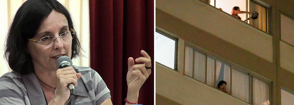 ‘Em pleno Dia Internacional da Mulher, os ricos resolveram que tinham de desconstruir aos berros a imagem de Dilma, cobrindo-a com o mais abjeto rol de xingamentos a traduzir o preconceito de gênero’, diz a jornalista Laura Capriglione; ‘vaca’ foi o mais suave dos xingamentos (Foto: Roberta Namour) ‘Em pleno Dia Internacional da Mulher, os ricos resolveram que tinham de desconstruir aos berros a imagem de Dilma, cobrindo-a com o mais abjeto rol de xingamentos a traduzir o preconceito de gênero’, diz a jornalista Laura Capriglione; ‘vaca’ foi o mais suave dos xingamentos