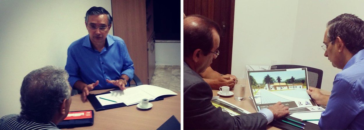 Nesta segunda (24), o senador Eduardo Amorim (PSC), que perdeu a disputa pelo governo do Estado, retomou à titularidade do mandato, que vinha sendo ocupado pelo segundo suplente, Kaká Andrade (PDT); na agenda do retorno ao trabalho, parlamentar recebeu, em seu gabinete, o reitor da UFS, Ângelo Antoniolli, e o superintendente do Ibama, Manoel Rezende (Foto: Valter Lima) Nesta segunda (24), o senador Eduardo Amorim (PSC), que perdeu a disputa pelo governo do Estado, retomou à titularidade do mandato, que vinha sendo ocupado pelo segundo suplente, Kaká Andrade (PDT); na agenda do retorno ao trabalho, parlamentar recebeu, em seu gabinete, o reitor da UFS, Ângelo Antoniolli, e o superintendente do Ibama, Manoel Rezende
